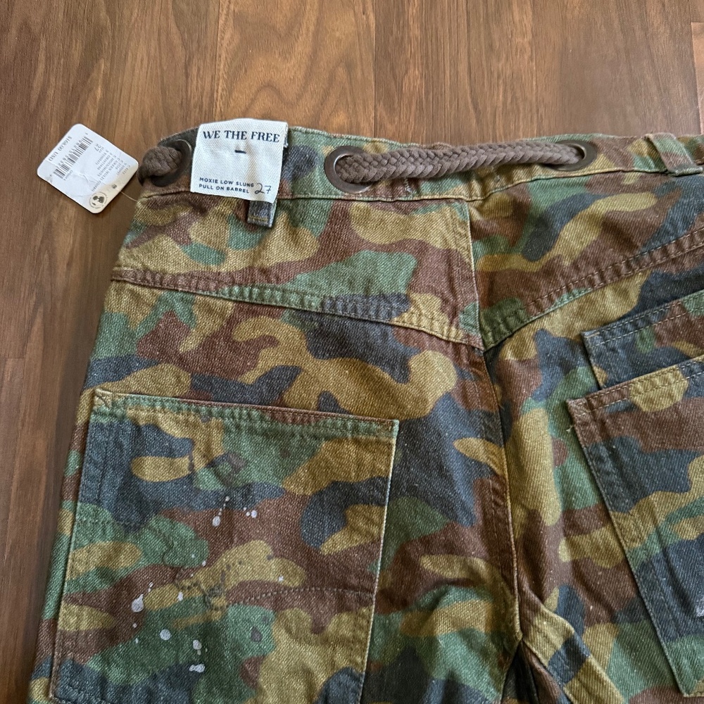 Free People good luck barrel camo